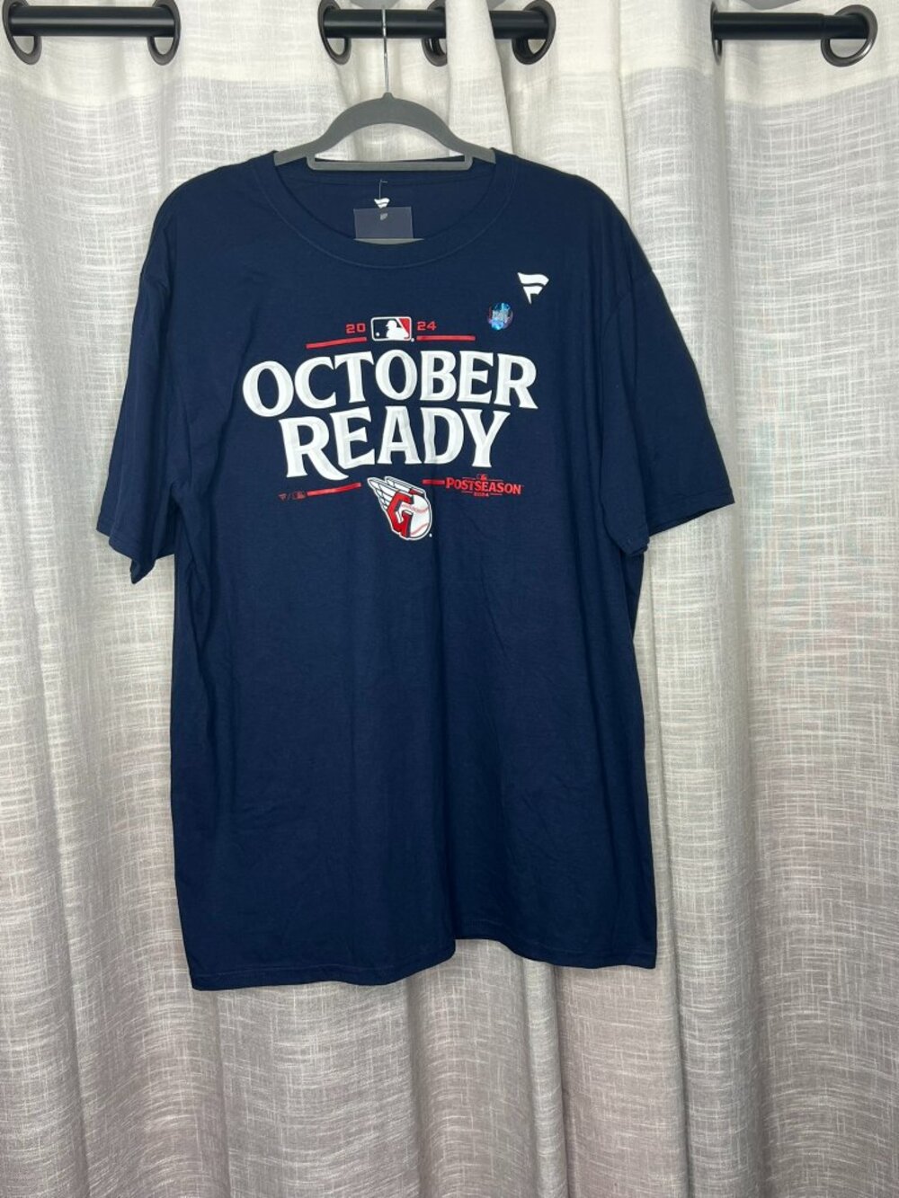 Brand New Fanatics 2024 Cleveland Guardians October Ready T-Shirt